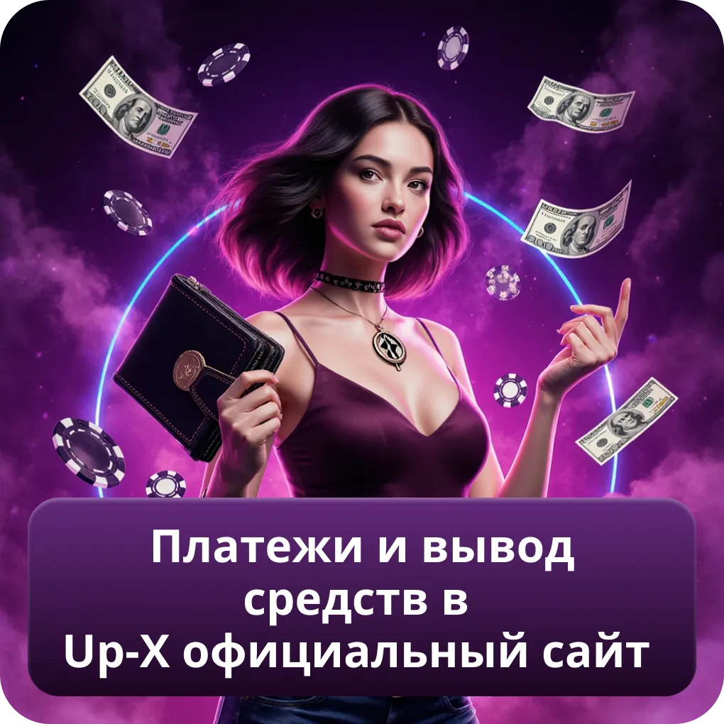 Платежи и вывод средств в Up-X официальный сайт
